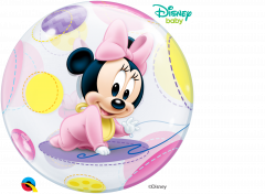 Bubble Minnie Mouse Baby pvc balon