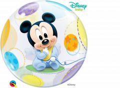 Bubble Mickey Mouse Baby Stars pvc balon
