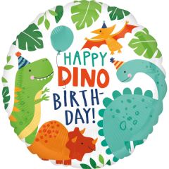 Standard Dino Mite Party folijski balon