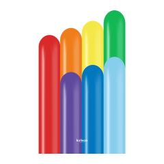 Latex baloni 260Q Standard Rainbow Assortment