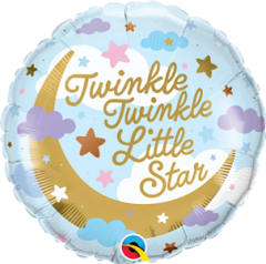 Standard Twinkle Twinkle Little Star folijski balon