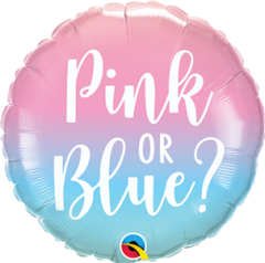 Standard Gender Reveal Ombre folijski balon