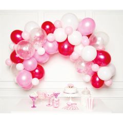 Diy Balonska girlanda Pink