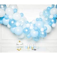 Diy Balonska girlanda Blue