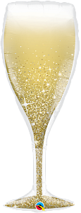 Maxi Golden Bubbly Wine folijski balon