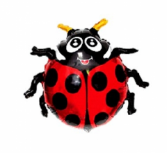 Mini 14"FX Ladybird folijski balon na štapiću