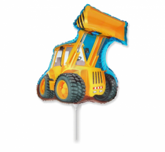 Mini 14"FX Excavator folijski balon na štapiću