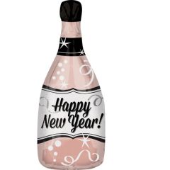 Standard Shape HNY Rose Gold Bubly Bottle folijski balon