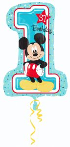 Maxi Mickey 1st Birthday folijski balon 