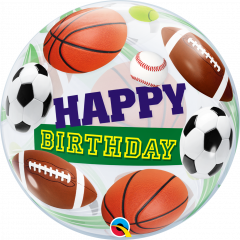 Bubble Bday Sport Balls pvc balon