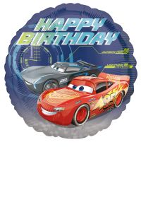 Standard Cars - Happy Birthday folijski balon