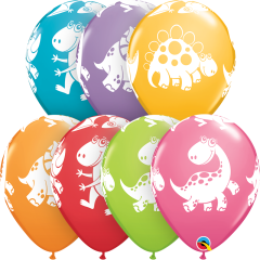 Latex baloni 28 cm Cute & Cuddly Dinosaurs Festive Ast