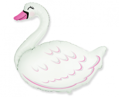 Mini 14"FX Swan folijski balon na štapiću