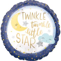 Standard Twinkle Little Star folijski balon 