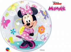 Bubble Minnie Mouse Bow Tique pvc balon