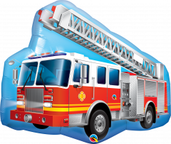 Maxi RedFire Truck folijski balon