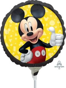Mini 9" Mickey Mouse Forever folijski balon na štapiću