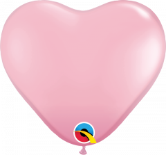 Lateks baloni srce 28cm Pink 