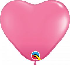 Lateks baloni srce 28cm Rose 