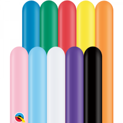 Lateks baloni 260Q Classic Assortment 