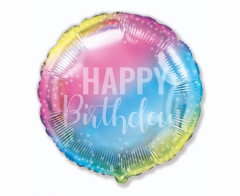 Standard FX Happy Birthday Gradient 18" folijski balon 