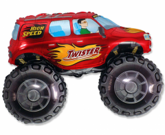 Maxi FX Twister Car Red folijski balon