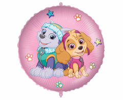 Standard Paw Patrol Skye and Everest folijski balon