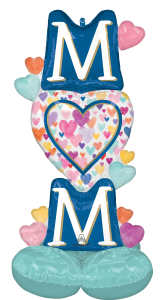 AirLoonz Mom Sprinkled Hearts folijski balon