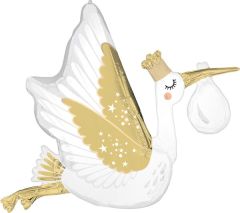 Maxi Satin Special Delivery Baby folijski balon