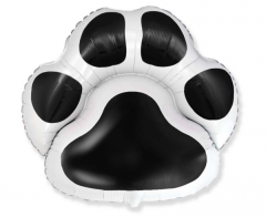 Maxi FX Footprint Black  folijski balon