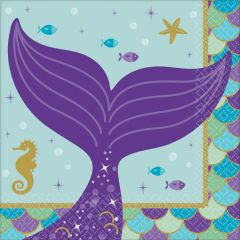 Mermaid Wishes salvete 25x25cm