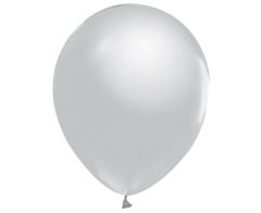 Latex baloni 30 cm Metallic Silver