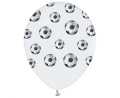Latex baloni 30 cm Football 5 kom