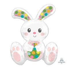 Standard Sitting Easter Bunny folijski balon