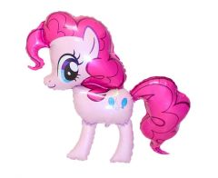 Mini 14"FX Ponies Pinkie Pie folijski balon na štapiću