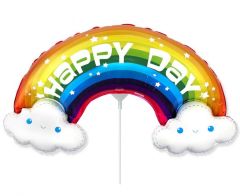 Mini 14"FX Rainbow folijski balon na štapiću