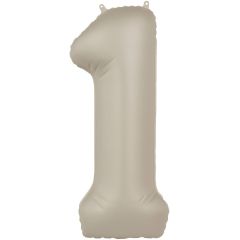 Folija balon broj 1  Creamy Latte