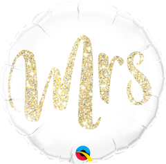 Standard MRS glitter gold folijski balon