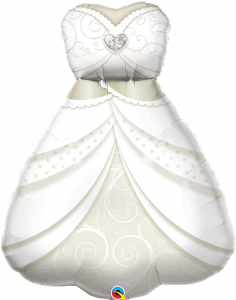 Maxi Bride`s Wedding Dress folijski balon