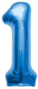 Mini folijski balon broj 1 Blue  