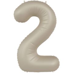 Folija balon broj 2  Creamy Latte