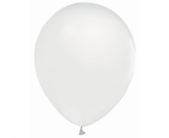 Latex baloni 30 cm Metallic White