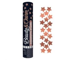 Confetti Cannon Rose Gold Stars na ispaljivanje 30 cm