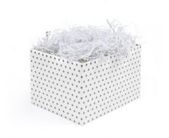 Dekoracijski isjeckani papir White