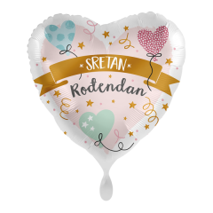 Standard Sretan Rođendan Srca folijski balon