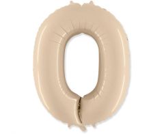 Folijski balon broj 0 Cream 102 cm