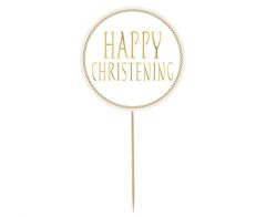 Dekoracija za tortu Happy Christening 