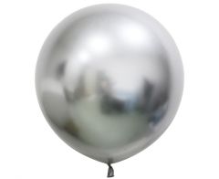 Latex baloni B&C 61 cm  Platinum Silver 