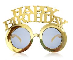 Happy Birthday naočale - Gold