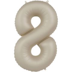 Folija balon broj 8  Creamy Latte